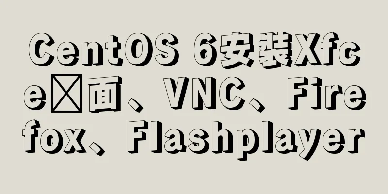 CentOS 6安裝Xfce桌面、VNC、Firefox、Flashplayer