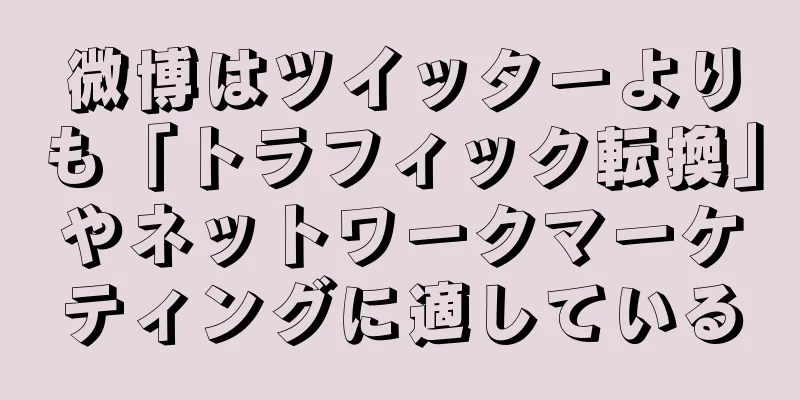 微博はツイッターよりも「トラフィック転換」やネットワークマーケティングに適している