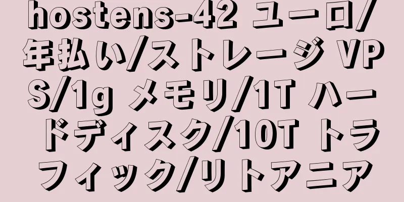 hostens-42 ユーロ/年払い/ストレージ VPS/1g メモリ/1T ハードディスク/10T トラフィック/リトアニア
