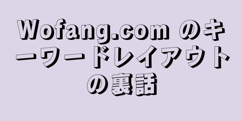 Wofang.com のキーワードレイアウトの裏話