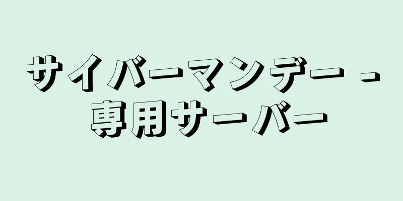 サイバーマンデー - 専用サーバー