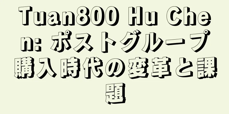 Tuan800 Hu Chen: ポストグループ購入時代の変革と課題