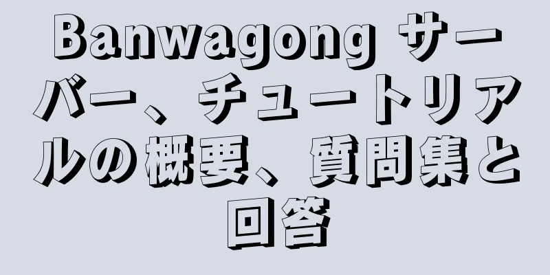 Banwagong サーバー、チュートリアルの概要、質問集と回答