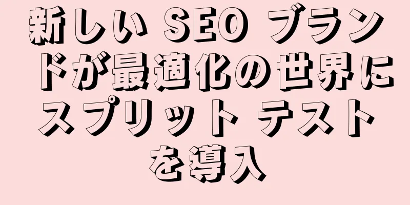 新しい SEO ブランドが最適化の世界にスプリット テストを導入