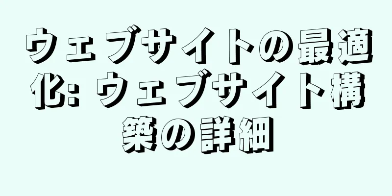 ウェブサイトの最適化: ウェブサイト構築の詳細