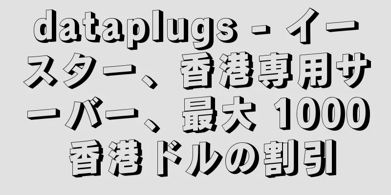 dataplugs - イースター、香港専用サーバー、最大 1000 香港ドルの割引