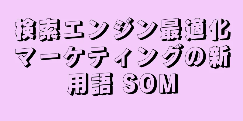検索エンジン最適化マーケティングの新用語 SOM