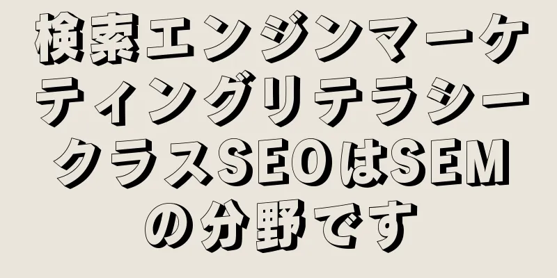 検索エンジンマーケティングリテラシークラスSEOはSEMの分野です