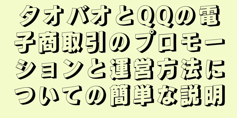 タオバオとQQの電子商取引のプロモーションと運営方法についての簡単な説明