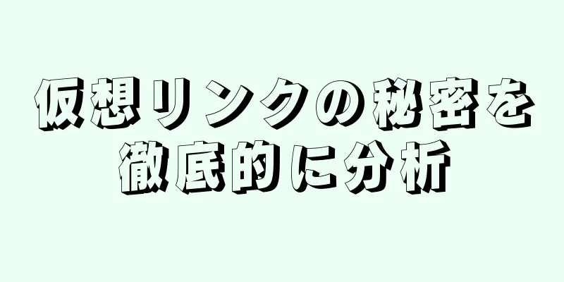 仮想リンクの秘密を徹底的に分析