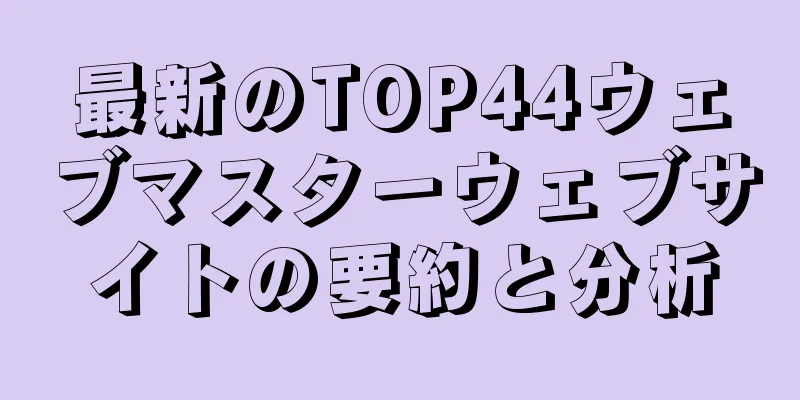 最新のTOP44ウェブマスターウェブサイトの要約と分析