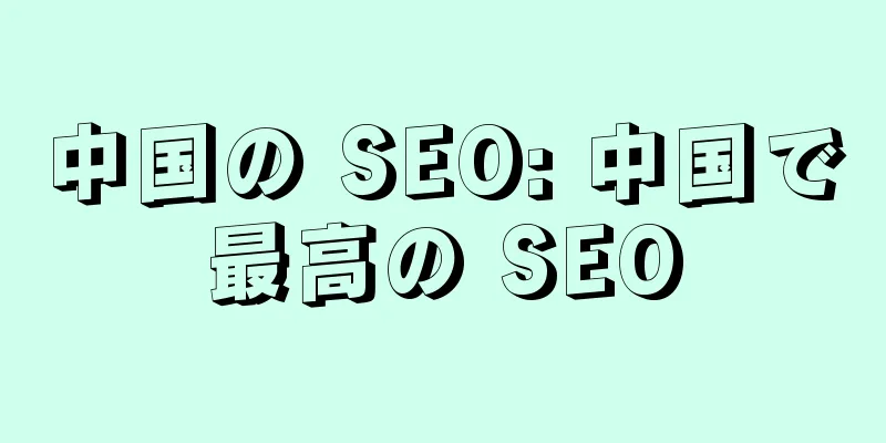 中国の SEO: 中国で最高の SEO