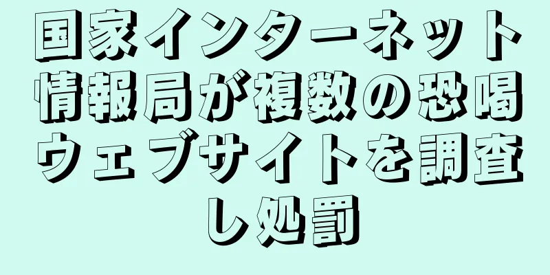 国家インターネット情報局が複数の恐喝ウェブサイトを調査し処罰