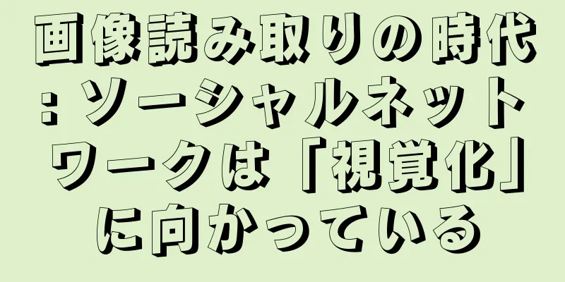 画像読み取りの時代: ソーシャルネットワークは「視覚化」に向かっている