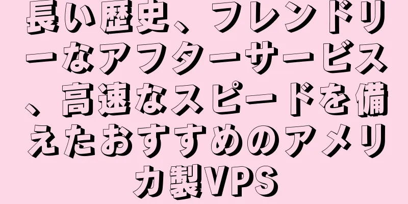長い歴史、フレンドリーなアフターサービス、高速なスピードを備えたおすすめのアメリカ製VPS
