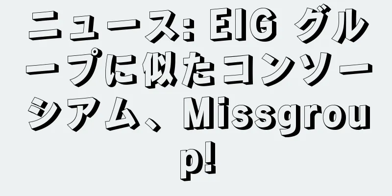 ニュース: EIG グループに似たコンソーシアム、Missgroup!