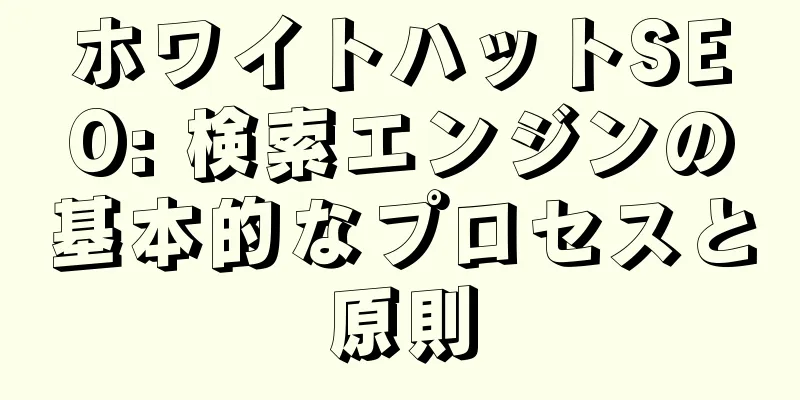 ホワイトハットSEO: 検索エンジンの基本的なプロセスと原則