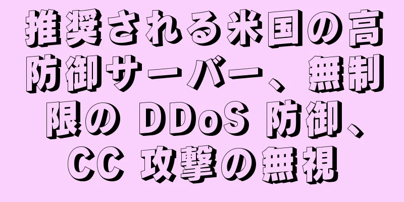 推奨される米国の高防御サーバー、無制限の DDoS 防御、CC 攻撃の無視
