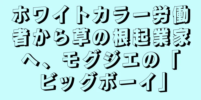 ホワイトカラー労働者から草の根起業家へ、モグジエの「ビッグボーイ」