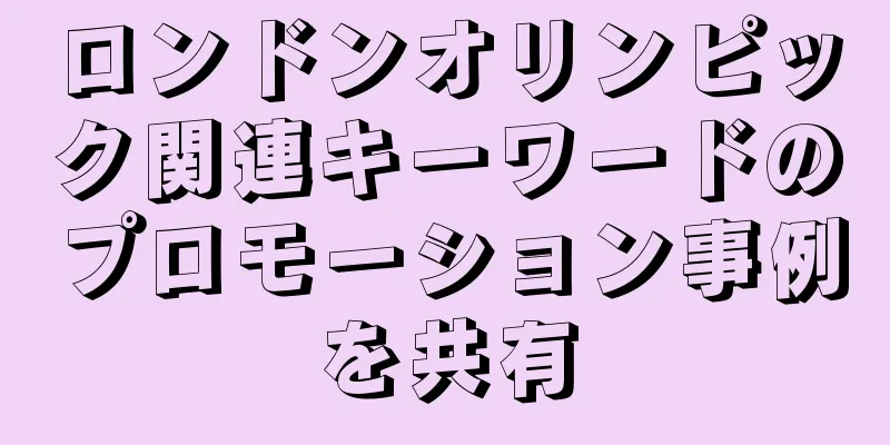 ロンドンオリンピック関連キーワードのプロモーション事例を共有