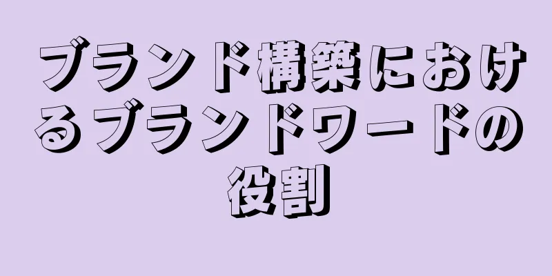 ブランド構築におけるブランドワードの役割