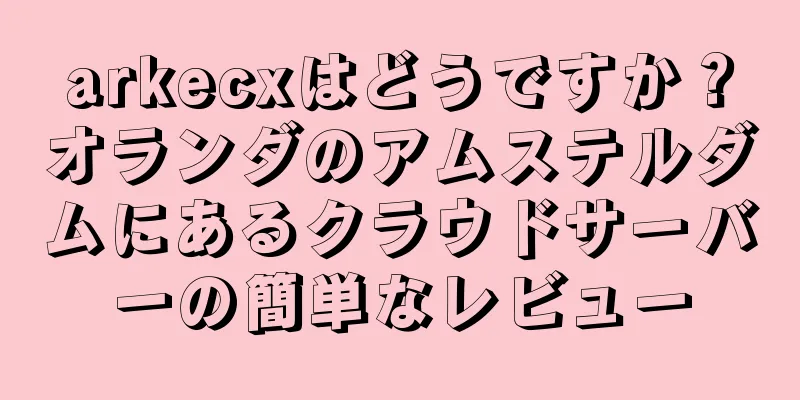 arkecxはどうですか？オランダのアムステルダムにあるクラウドサーバーの簡単なレビュー