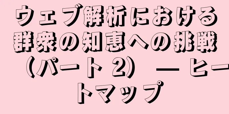 ウェブ解析における群衆の知恵への挑戦（パート 2） — ヒートマップ