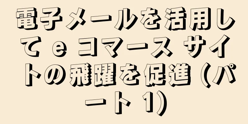 電子メールを活用して e コマース サイトの飛躍を促進 (パート 1)