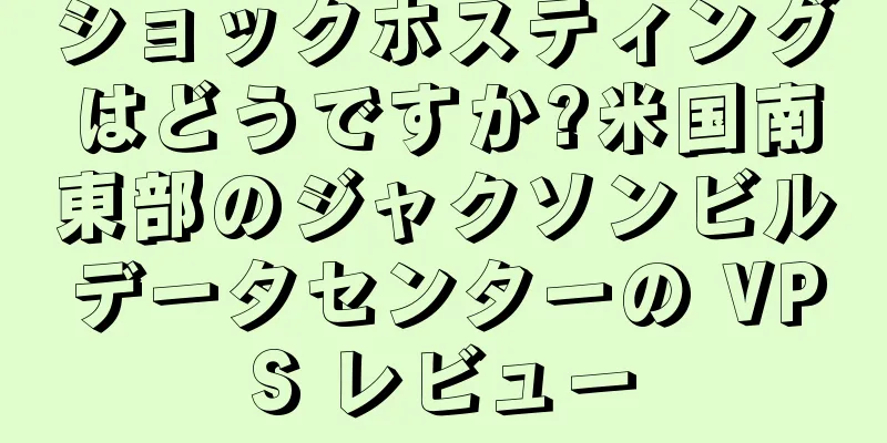 ショックホスティングはどうですか?米国南東部のジャクソンビルデータセンターの VPS レビュー