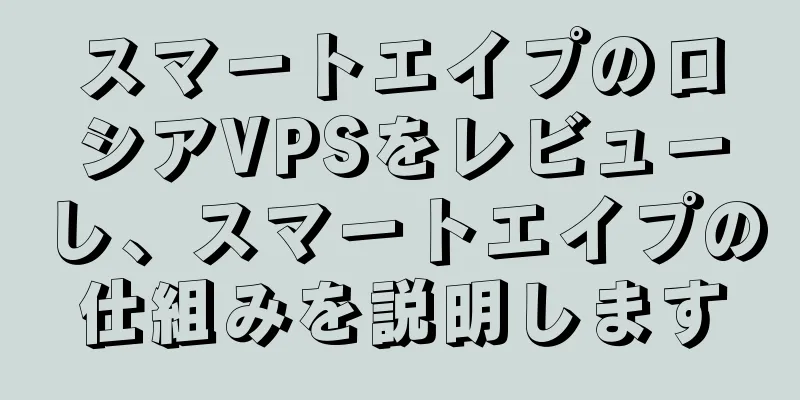 スマートエイプのロシアVPSをレビューし、スマートエイプの仕組みを説明します