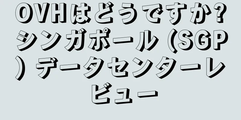 OVHはどうですか?シンガポール (SGP) データセンターレビュー