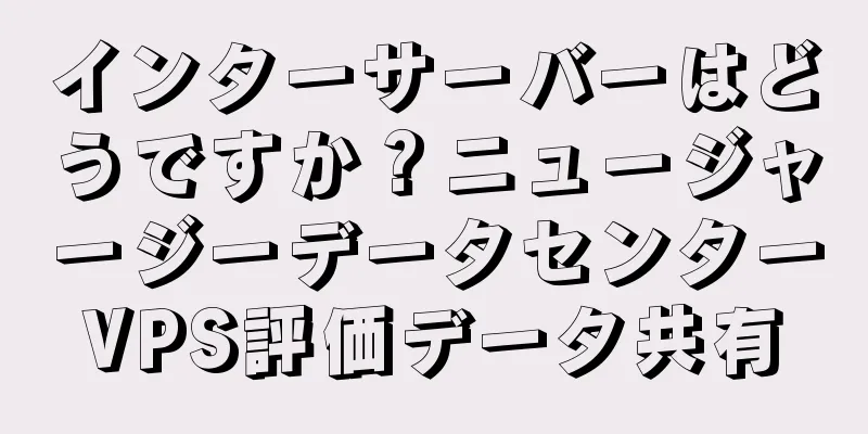 インターサーバーはどうですか？ニュージャージーデータセンターVPS評価データ共有