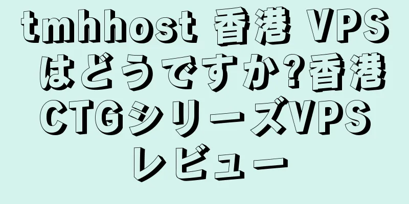 tmhhost 香港 VPS はどうですか?香港CTGシリーズVPSレビュー