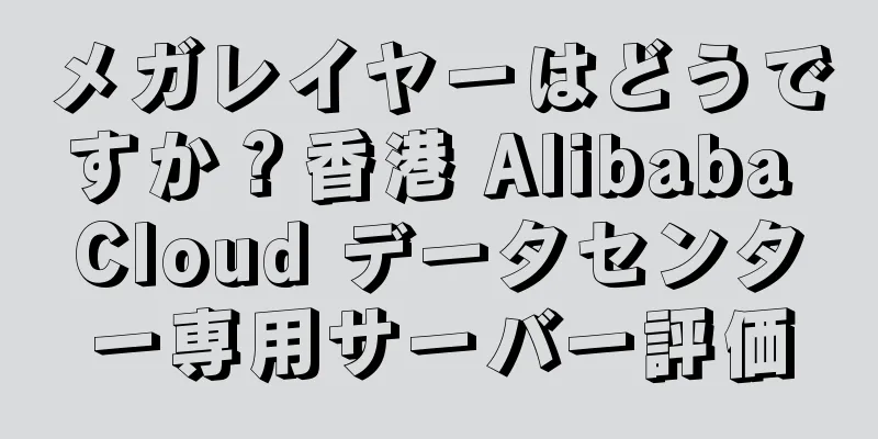 メガレイヤーはどうですか？香港 Alibaba Cloud データセンター専用サーバー評価