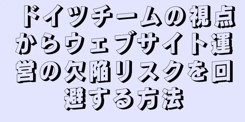 ドイツチームの視点からウェブサイト運営の欠陥リスクを回避する方法