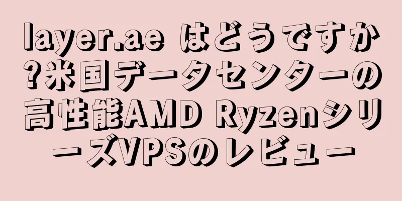 layer.ae はどうですか?米国データセンターの高性能AMD RyzenシリーズVPSのレビュー
