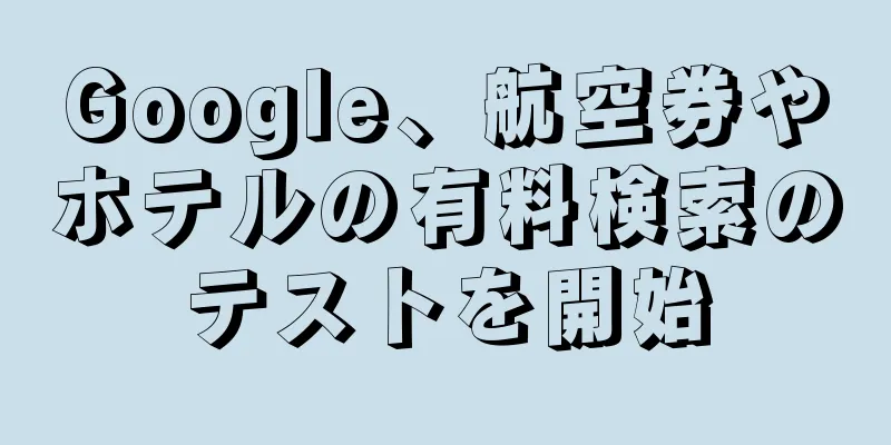 Google、航空券やホテルの有料検索のテストを開始