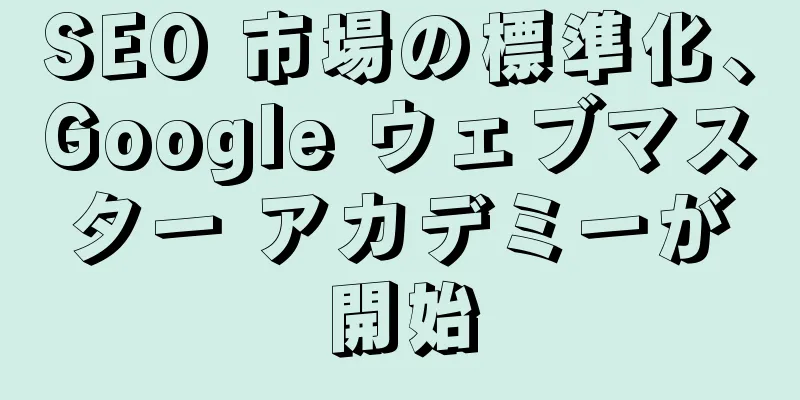SEO 市場の標準化、Google ウェブマスター アカデミーが開始