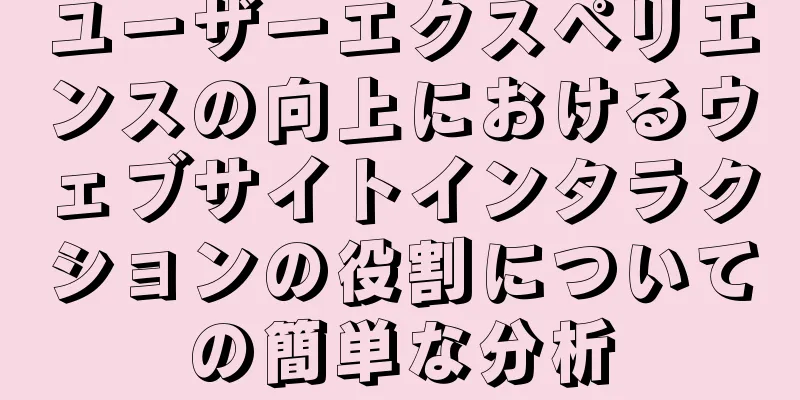 ユーザーエクスペリエンスの向上におけるウェブサイトインタラクションの役割についての簡単な分析