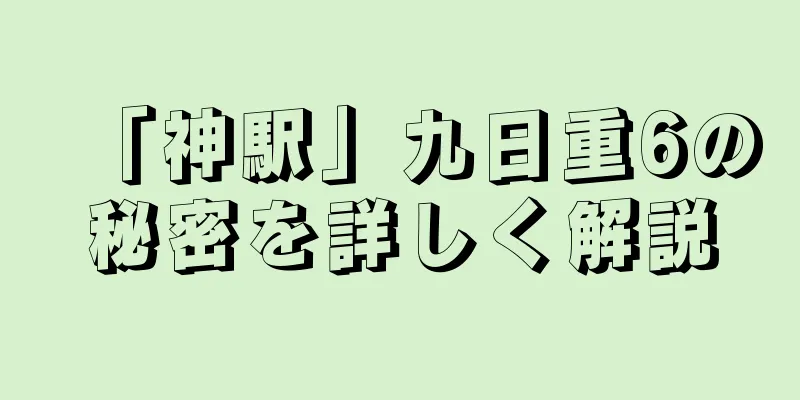 「神駅」九日重6の秘密を詳しく解説