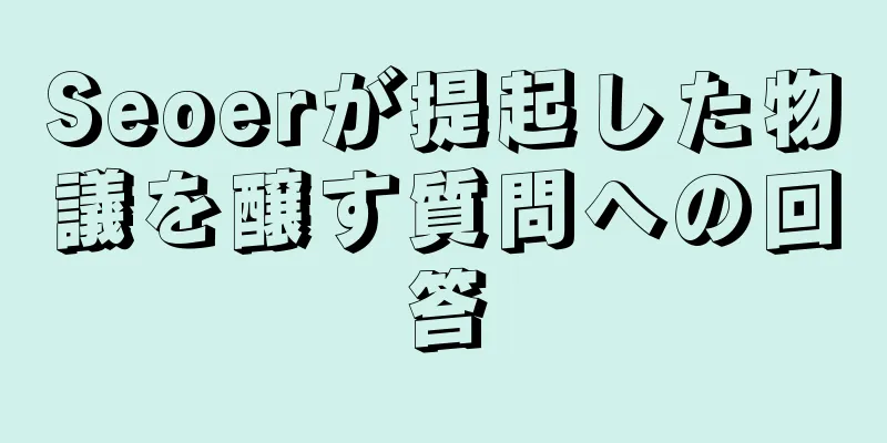 Seoerが提起した物議を醸す質問への回答