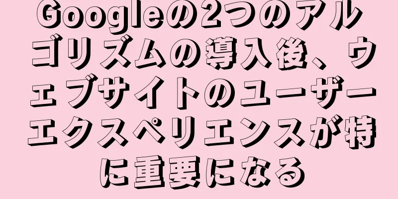 Googleの2つのアルゴリズムの導入後、ウェブサイトのユーザーエクスペリエンスが特に重要になる