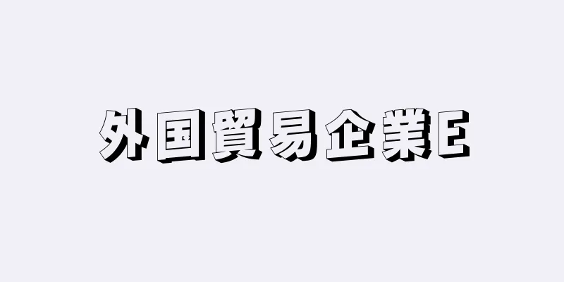 外国貿易企業E