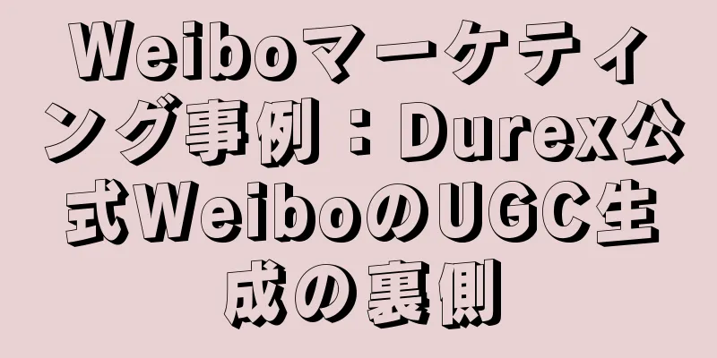 Weiboマーケティング事例：Durex公式WeiboのUGC生成の裏側