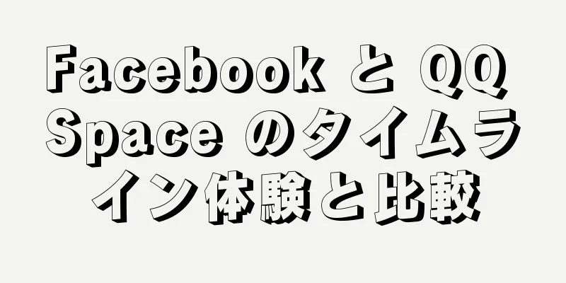 Facebook と QQ Space のタイムライン体験と比較