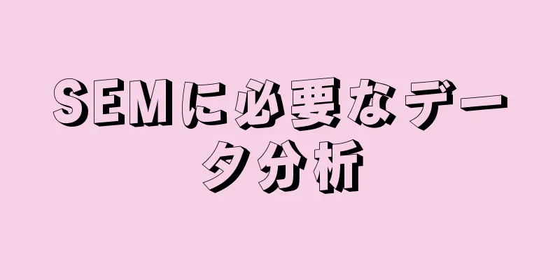 SEMに必要なデータ分析