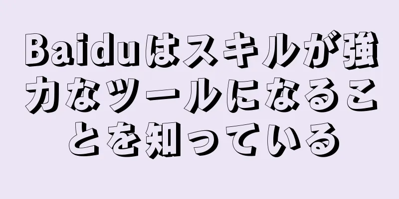 Baiduはスキルが強力なツールになることを知っている