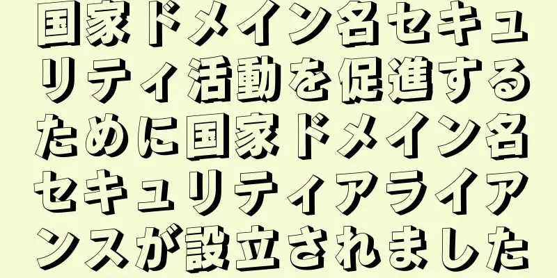 国家ドメイン名セキュリティ活動を促進するために国家ドメイン名セキュリティアライアンスが設立されました