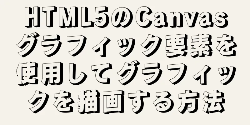 HTML5のCanvasグラフィック要素を使用してグラフィックを描画する方法