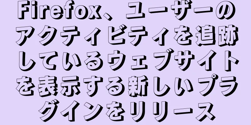 Firefox、ユーザーのアクティビティを追跡しているウェブサイトを表示する新しいプラグインをリリース
